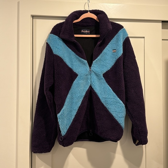rowing blazers purple & blue sherpa jacket - Picture 4 of 4